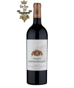 Rượu Vang Đỏ Pháp Baron Philippe de Rothschild Domaine de Baronarques Limoux có một màu đỏ garnet hấp dẫn ánh tím nổi bật. Mũi mạnh mẽ
