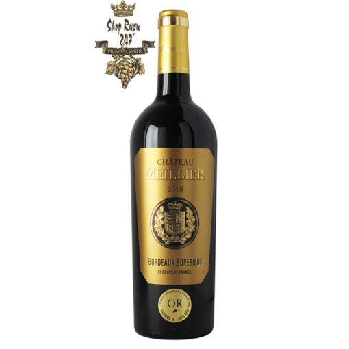 Rượu Vang Đỏ Pháp Chateau Meillier Bordeaux Superieur có nguồn gốc từ cây nho từ 21 năm tuổi, góp phần vào chất lượng của rượu