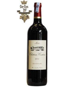 Rượu Vang Đỏ Pháp Chateau Castera Aoc Medoc Cru Bourgeois Superieur có màu đỏ đậm sâu, hương vị thanh mát, dẻo dai đem đến hương thơm