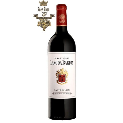 Rượu Vang Đỏ Pháp Chateau Langoa-Barton 3eme Grand Cru Classe có mầu đỏ grannet dữ dội. Hương thơm của trái cây như mận