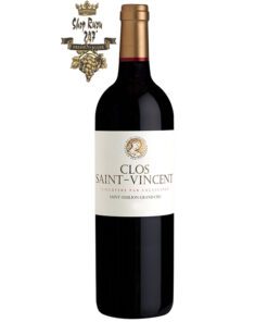 Rượu Vang Đỏ Pháp Clos Saint Vincent có màu đỏ anh đào đậm sâu. Hương thơm ghi chú của các loại trái cây mầu đỏ như anh đào