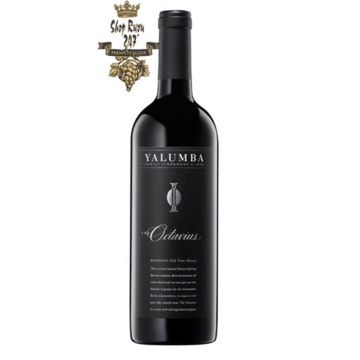 Rượu Vang Đỏ Úc Yalumba The Octavius có nguồn gốc 59% từ Thung lũng Barossa Shiraz và 41% từ Thung lũng Eden Shiraz
