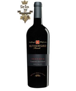 Rượu Vang Mỹ Rutherford Ranch Napa Valley Cabernet Sauvignon Reserve có mầu đỏ đậm đẹp mắt. Hương thơm của socola đen