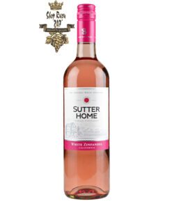 Rượu Vang Mỹ Sutter Home White Zinfandel  có mầu hồng đẹp mắt. Rượu vang này ngon ngọt của dâu tây và dưa hấu