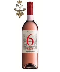 Rượu vang Pháp Gerard Bertrand 6eme Sens Pays d’OC IGP Rosé mang đến một vẻ đẹp nhẹ nhàng hài hòa bởi quá trình trưởng thành trong hầm rượu
