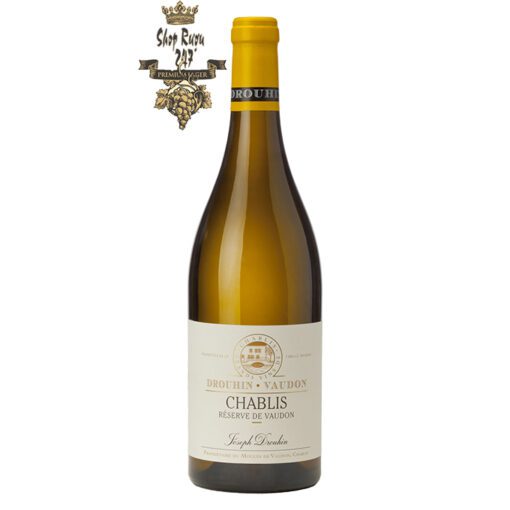 Rượu vang Pháp Joseph Drouhin Domaine de Vaudon Chablis, được là sự pha trộn giữa các loại nho Chardonnay , BURGUNDY