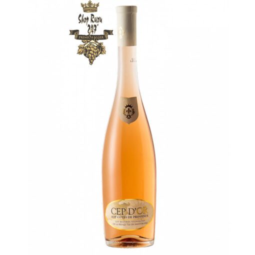 Rượu vang Pháp Vignerons St. Tropez Cep d’OR Rose Cotes Provence chứa một độ chua nhẹ nhàng trở nên hài hòa hơn