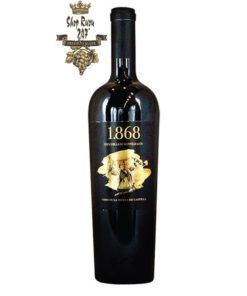 Rượu Vang Tây Ban Nha 1.868 Bodega Los Aljibes có mầu đỏ đậm sâu. Hương thơm của phức hợp của café, hạnh nhân, xì gà