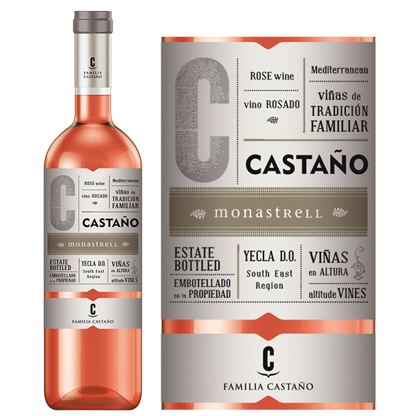 Rượu vang Tây Ban Nha Bodega Castano Yecla DO Rose toát lên từ hương thơm của những trái cây chín mọng như mận, dâu tây, đào,…