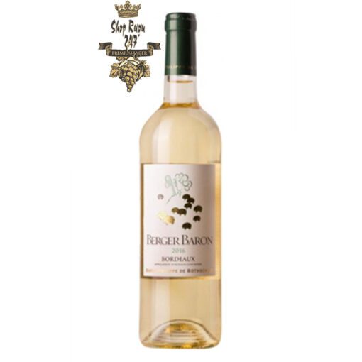 Rượu vang Pháp Trắng Baron Berger White hiện lên một hương vị hết sức ngọt ngào và đằm thắm bởi mùi hương của một số loại trái cây