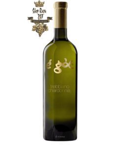 Rượu vang Ý E Got Trebbiano Chardonnay 2019 với màu màu vang rơm ánh xanh đẹp mắt, rượu trở nên đặc trưng hơn