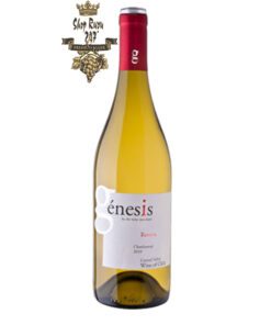 Rượu Vang Trắng Genesis Reserva Chardonnay có màu vàng rơm tươi sang. Hương thơm của chuối, dứa cùng gợi ý của vani.