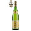 Rượu vang Pháp Gustave Lorentz Alsace Pinot blanc với làn rượu màu trắng ngà tươi sáng hòa lẫn với sự rực rỡ của ánh xanh.