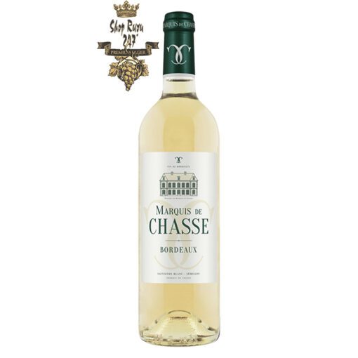 Rượu vang Pháp Marquis de Chasse Bordeaux white có vị ngon của trái cây tươi chín mọng: lê, cam, quýt, nho,…