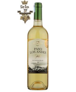 Rượu Vang Trắng Paso Los Andes Selection Sauvignon Blanc có màu vàng nhạt. Hương thơm của trái cây nhiệt đới họ cam quýt