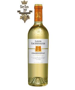 Rượu Vang Pháp Trắng Louis Eschenauer Chardonnay có mầu vàng cùng ánh xanh đẹp mắt. Hương thơm của hoa keo, bơ tươi, dứa