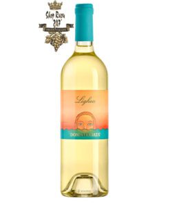 Rượu vang Ý trắng Donnafugata Lighea 2019 với màu màu vang rơm ánh xanh đẹp mắt, rượu trở nên đặc trưng hơn