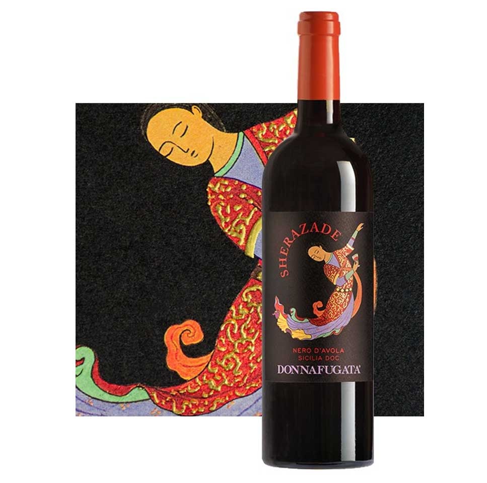 Rượu Vang Đỏ Donnafugata Sherazade Sicilia DOC Nero dAvola tuyệt vời và được đánh giá cao này có hương vị tươi của trái cây