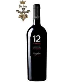 Rượu Vang 12 E Mezzo Primitivo del Salento được định nghĩa là một trong những loại vang tuyệt vời, vừa dễ uống, vừa để dư vị trí dài trong khoang miệng.