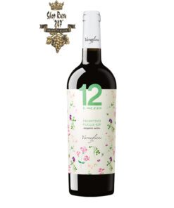 Các 12 E Mezzo Primitivo Organic là một loại rượu vang đỏ đơn thể hiện tất cả sự phong phú và cường độ của Apulia.