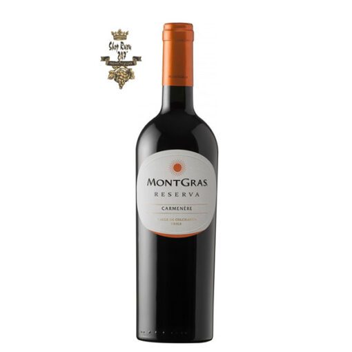 Shopruou247_hinh_anh_Ruou vang do Chile MontGras Reserva Carmenere 1