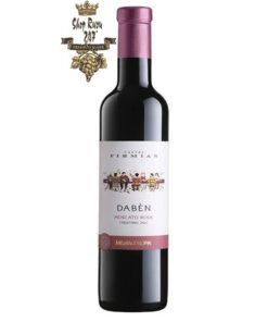 Rượu Vang Đỏ Castel Castel Firmian DABEN có màu đỏ ruby ​​tươi sáng với màu hồng ngọc nhạt.