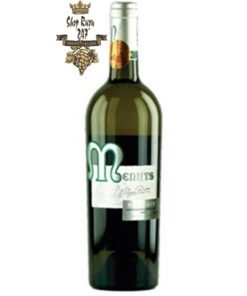 Rượu Vang Trắng Pháp Menuts Bordeaux AOC Blanc là sự pha trộn của các loại nho đặc trưng của vùng Bordeaux là 85% Sauvignon và 15% Semillon