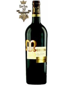 Rượu Vang Đỏ Menuts Bordeaux AOC là một dòng vang đỏ được sản  xuất ở vùng Bordeaux – Pháp. Sinh ra tại vùng đất có truyền thống