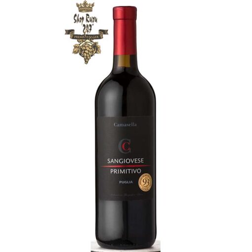 Rượu Vang Ý Đỏ Camasella Sangiovese Primitivo ( 93 Pts)