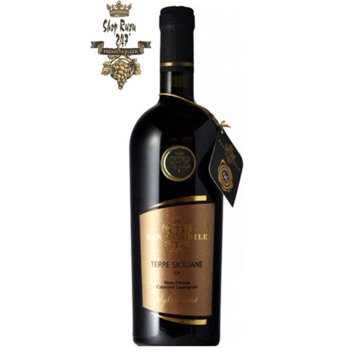 Rượu Vang Ý Santi Nobile Nero d’avola Terre Siciliane ( 96 Pts)