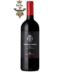 Rượu Vang Castello Nipozzano Mormoreto Toscana 2015 có màu đỏ ruby, phản chiếu ánh tím. Trên mũi nồng nàn hương trái cây