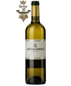 Rượu Vang Pháp Château Guiraud Bordeuax Blanc Sec 2016 là sự pha trộn của 50% Semillon và 50% Sauvignon Blanc, 80% trong số đó đã được lên men