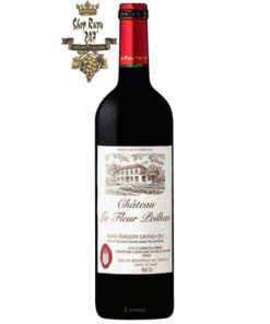Rượu Vang Pháp Château la Fleur Peilhan Saint-Émilion Grand Cru có màu đỏ hồng ngọc rất đẹp mắt. Hương thơm của trái cây màu đỏ với hương