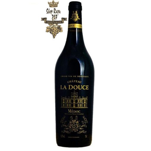 Vang Pháp Château la Douce Médoc – Hảo Hạng được làm từ 100% giống nho Merlot được trồng tại vườn nho rộng 2 ha từ năm 2002