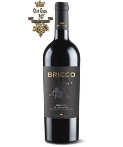 Rượu Vang Bricco LEO Primitivo IGT sử dụng 100% giống nho Primitivo. Nho Primitivo của nhà sản xuất Terre Cevico