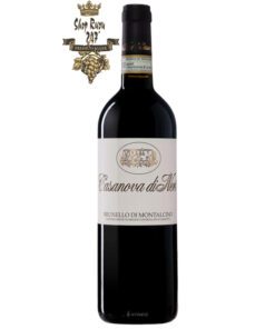 Rượu Vang Casanova di Neri Brunello Di Montalcino DOCG có màu đỏ ruby đậm vô cùng cuốn hút. Hương thơm hoang dã