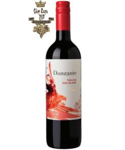 Rượu Vang Ý Danzante Tuscan Red Blend có màu đỏ ruby ​​rực rỡ với điểm nhấn là màu tím. Hương thơm nồng nàn với các nốt hương thanh lịch