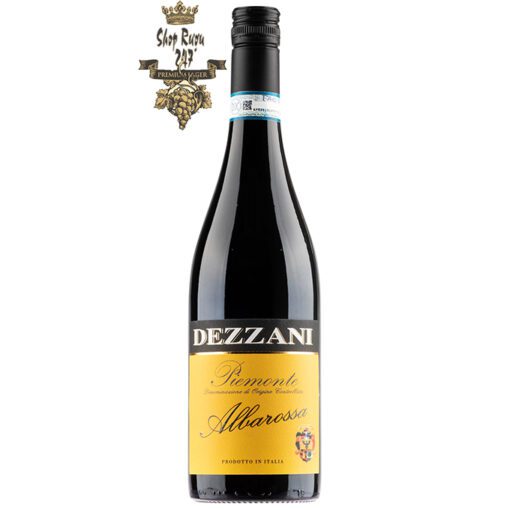 Rượu Vang Dezzani Albarossa DOC có màu đỏ ruby cô cùng đẹp mắt và cuốn hút. Hương thơm của rượu mang nhiều mùi hương của anh đào đen