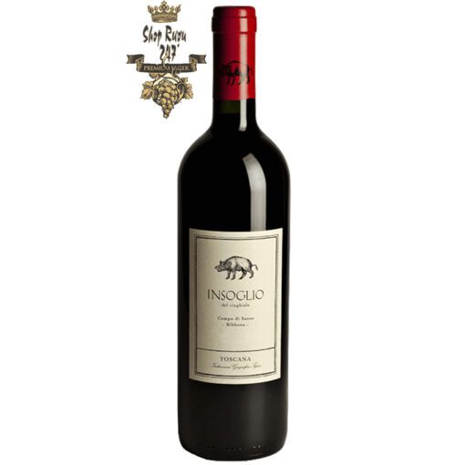 Vang Ý Insoglio del Cinghiale Toscana IGT là sự pha trộn dẻo dai của Syrah, Cabernet Franc và Merlot. Tên của nó được lấy cảm hứng