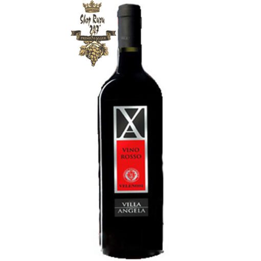 Rượu Vang Villa Angela X Vino Rosso có hương vị sảng khoái và tràn đầy sức sống. Chất tannin vừa phải kết hợp hài hòa với hương trái cây