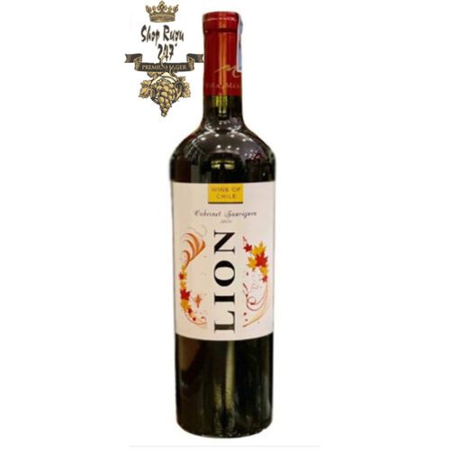Rượu Vang Đỏ Chile Lion Cabernet Sauvignon có màu đỏ hồng ngọc đậm. Hương thơm đa dạng, phong phú của rượu được tràn ngập