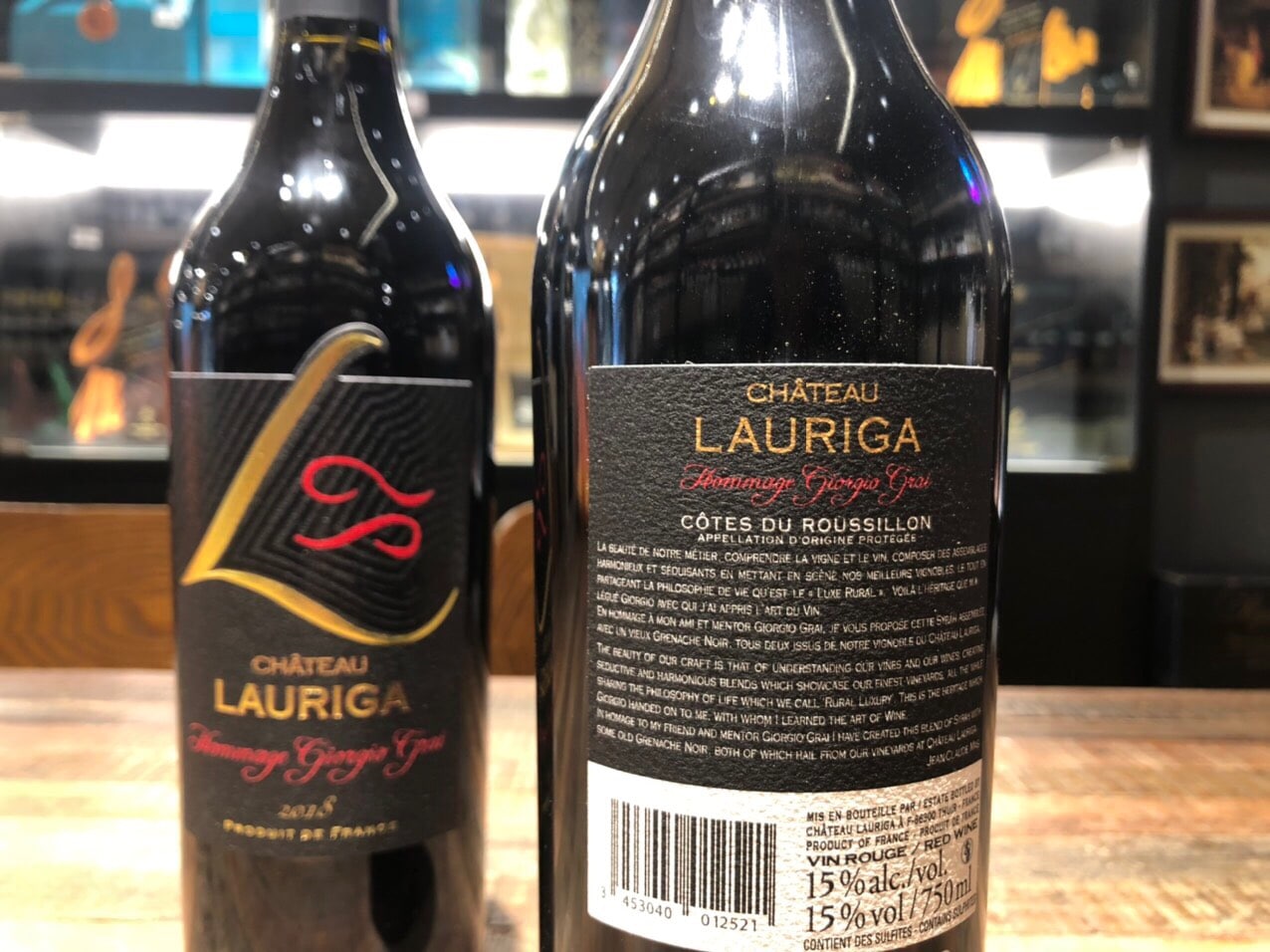 Rượu Vang Château Lauriga Hommage Giorgio Grai 2018 được kết hợp từ 3 giống nho nổi tiếng vùng Côte du Roussillon