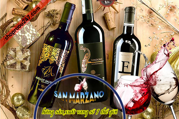 Các chai rượu vang hãng San Manzano Nổi Tiếng