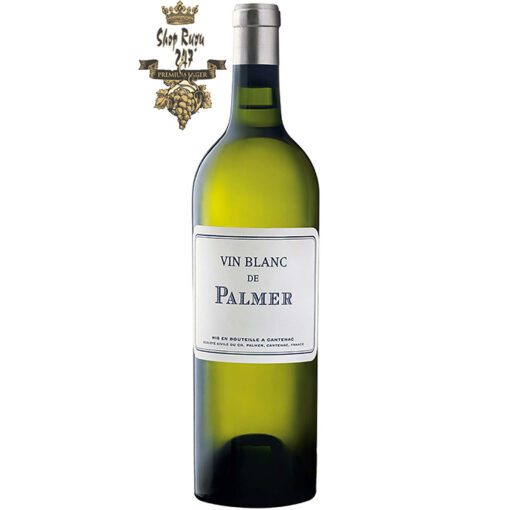 Rượu Vang Trắng Blanc De Palmer Margaux 3ème Cru Classé 2019 có màu vàng chanh nhạt mang một vẻ đẹp thanh lịch và tươi mát