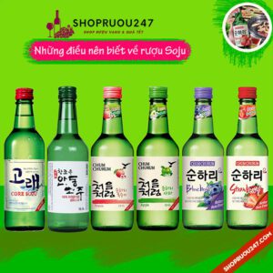 Rượu Soju – quốc tửu của Hàn Quốc