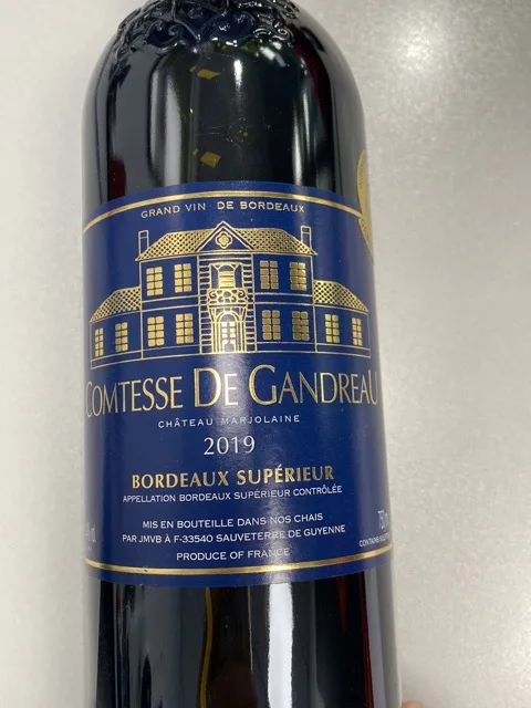 Rượu vang Pháp Comtesse de Grandreau Bordeaux